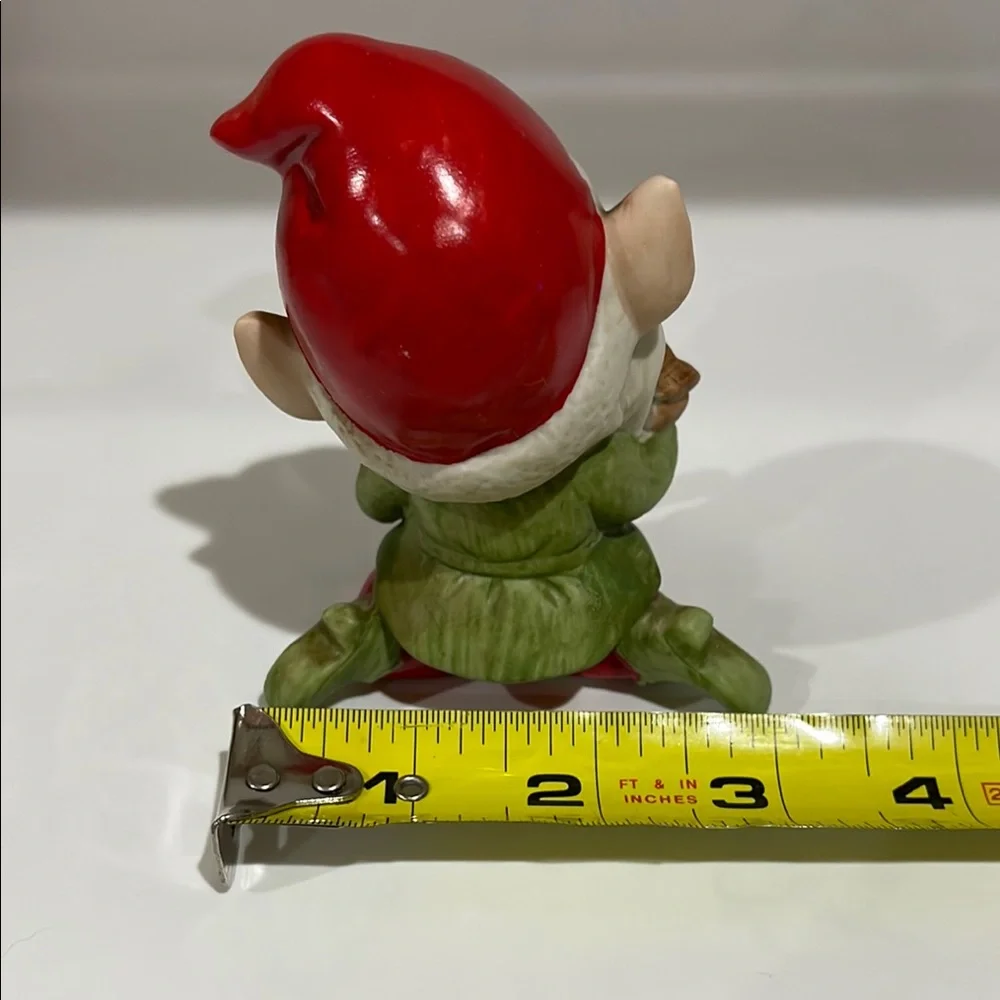 Vintage 1960's Homco, Santa's Workshop Elf Making a Train #5406